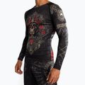 Рашгард лонгслів чоловічий Venum Santa Muerte 5.0 Men’S Long Sleeve Rashguard deep black/gold 5
