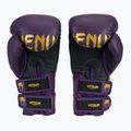 Рукавиці боксерські Venum Reverso Boxing dark purple/gold 3