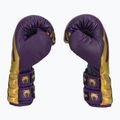 Рукавиці боксерські Venum Reverso Boxing dark purple/gold 4