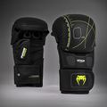 Рукавиці спарингові Venum Training Camp 4.0 black/neo green 2