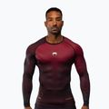 Лонгслів для тренувань чоловічий Venum Tactical XT Rashguards black/burgundy/gold