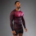 Чоловічий тренувальний лонгслів Venum Tactical XT Rashguards чорний/бордовий/золотий 3