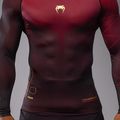 Чоловічий тренувальний лонгслів Venum Tactical XT Rashguards чорний/бордовий/золотий 5