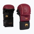 Рукавиці спарингові Venum Tactical XT black/burgundy/gold 2