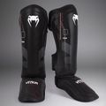 Жіночі захисні наколінники Venum Tactical XT Shinguards чорні/вогненно-червоні для гомілки та стопи 2