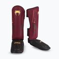 Захист гомілок і стоп жіночий Venum Tactical XT Shinguards black/burgundy/gold 2