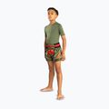 Дитячі тренувальні шорти Venum Inferno Kids Muay Thai army green/orange 2