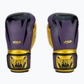 Боксерські рукавички Venum Giant 3.0 темно-фіолетові/золоті 2