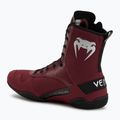 Кросівки боксерські Venum Elite Boxing wine lees/silver logo 3