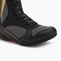 Кросівки боксерські Venum Elite Boxing stom grey/gold logo 7