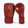 Рукавиці боксерські Venum Serpenti Boxing burgundy/ivory 2