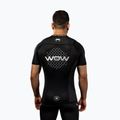 Чоловіча тренувальна футболка Venum X WOW FC Rashguards чорний/сріблясто-сірий 3