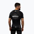 Чоловіча тренувальна футболка Venum X WOW FC Rashguards чорний/сріблясто-сірий 6
