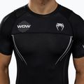 Чоловіча тренувальна футболка Venum X WOW FC Rashguards чорний/сріблясто-сірий 7