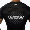 Чоловіча тренувальна футболка Venum X WOW FC Rashguards чорний/сріблясто-сірий 8