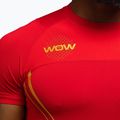 Чоловіча тренувальна футболка Venum X WOW FC Rashguards fury red/gold 6