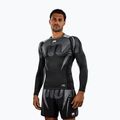 Рашгард лонгслів чоловічий Venum Adrenaline Rashguard black/silver grey