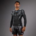 Рашгард лонгслів чоловічий Venum Adrenaline Rashguard black/silver grey 3
