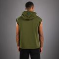 Кофта чоловіча Venum Muay Thai VT Sleeveless Hoodie military green 2