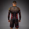 Рашгард лонгслів чоловічий Venum Quetzal Fury Rashguard black/fury red/tangerine 3