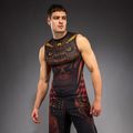 Рашгард чоловічий Venum Quetzal Fury Sleeveless Rashguard black/fury red/tangerine 3