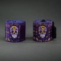 Бинти боксерські Venum Santa Muerte Handwraps 250 см dark purple 2