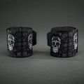 Бинти боксерські Venum Santa Muerte Handwraps 250 см black/white 2