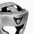 Шолом боксерський Venum Ringhorns Charger Headgear silver/black 4