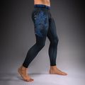 Легінси для тренувань чоловічі Venum Thunder Dragon Spats Black/Royal Blue 6