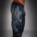 Легінси для тренувань чоловічі Venum Thunder Dragon Spats Black/Grey/Copper 5