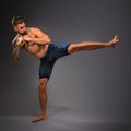 Шорти для тренувань чоловічі Venum Thunder Dragon Vale Tudo Black/Royal Blue 2
