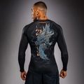 Чоловіча рашгард з довгим рукавом Venum Thunder Dragon black/grey/copper 2