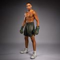 Шорти боксерські чоловічі Venum Stealth Boxing Khaki/Dark Green 4