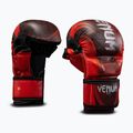 Рукавиці спарингові Venum Galactic 3.0 Sparring red/slver