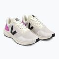 Жіночі кросівки VEJA Marlin V-Knit крейдяні/чорні/фіолетові 8