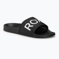 Жіночі шльопанці ROXY Slippy II зелений чорний fg