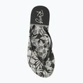 Жіночі шльопанці ROXY Viva Stamp II чорний/білий 5