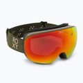 Маска сноубордична жіноча ROXY Popscreen Cluxe J burnt olive/sonar ml revo red