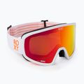 Маска сноубордична жіноча ROXY Feenity Color Luxe bright white/sonar ml revo red