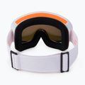 Маска сноубордична жіноча ROXY Feenity Color Luxe bright white/sonar ml revo red 3