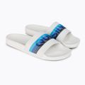Шльопанці чоловічі Quiksilver Rivi Wordmark Slide white/white/blue 5