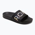 Шльопанці жіночі ROXY Slippy II black geo