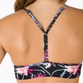 Купальник суцільний жіночий ROXY Active Bralette anthracite/floral flow 4