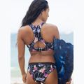 Низ від купальника ROXY Active anthracite/floral flow 7