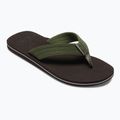 В'єтнамки чоловічі Quiksilver Molokai Layback Textured brown/brown/green 9