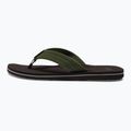 В'єтнамки чоловічі Quiksilver Molokai Layback Textured brown/brown/green 11