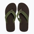 В'єтнамки чоловічі Quiksilver Molokai Layback Textured brown/brown/green 12