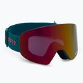 Маска сноубордична VonZipper Encore pacific satin/wildlife black fire chrome AZYTG00114-NVR