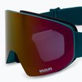 Маска сноубордична VonZipper Encore pacific satin/wildlife black fire chrome AZYTG00114-NVR 5