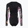 Купальник суцільний жіночий ROXY Active Onesie anthracite zebra jungle 2